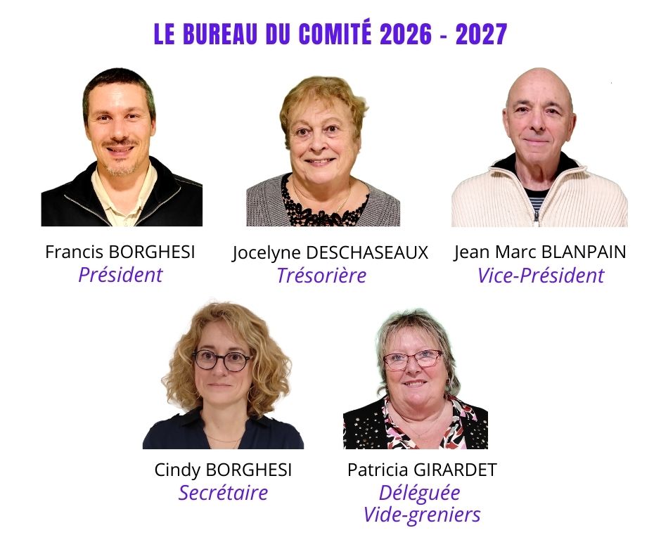 Membres Bureau Comite des Fêtes Saulxures 2026