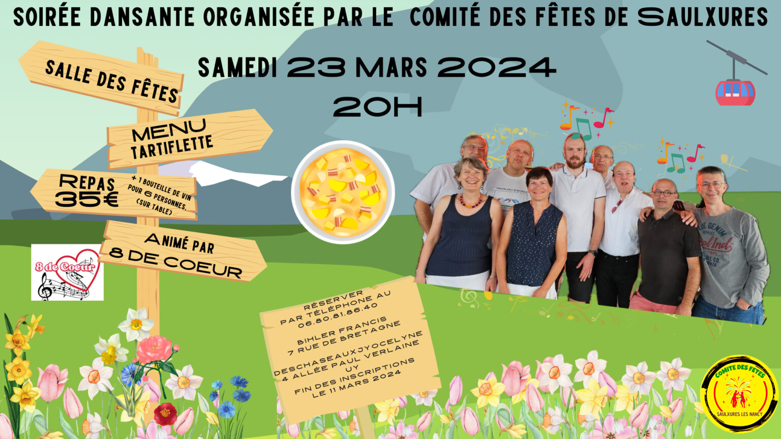 Soiree Tartiflette Mars 2024